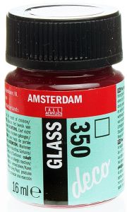 Amsterdam glass deco farba do szkla 16 ml 350 fuksja sloik